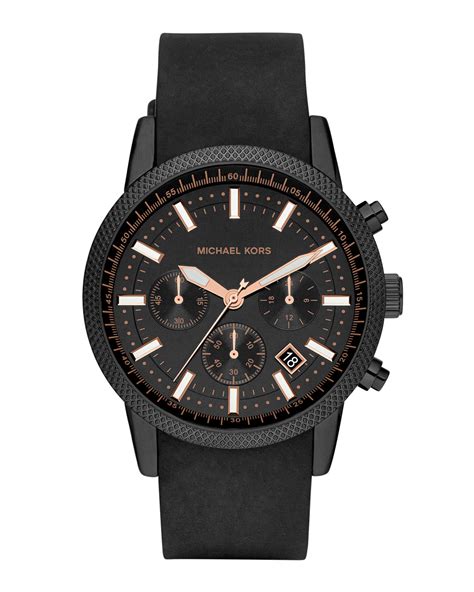 black men's michael kors watch.